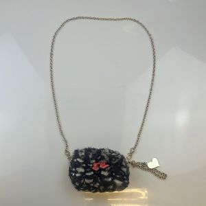 Ef-de Furry Micro Bag with Chain N159-74